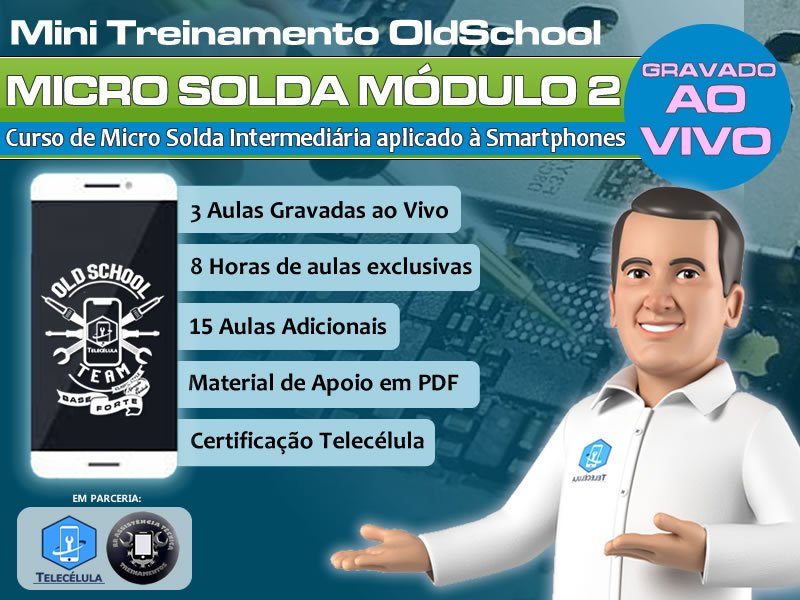 Sem Imagem - CURSO A DISTNCIA EAD GRAVADO AO VIVO MICRO SOLDA MDULO II - INTERMEDIRIO